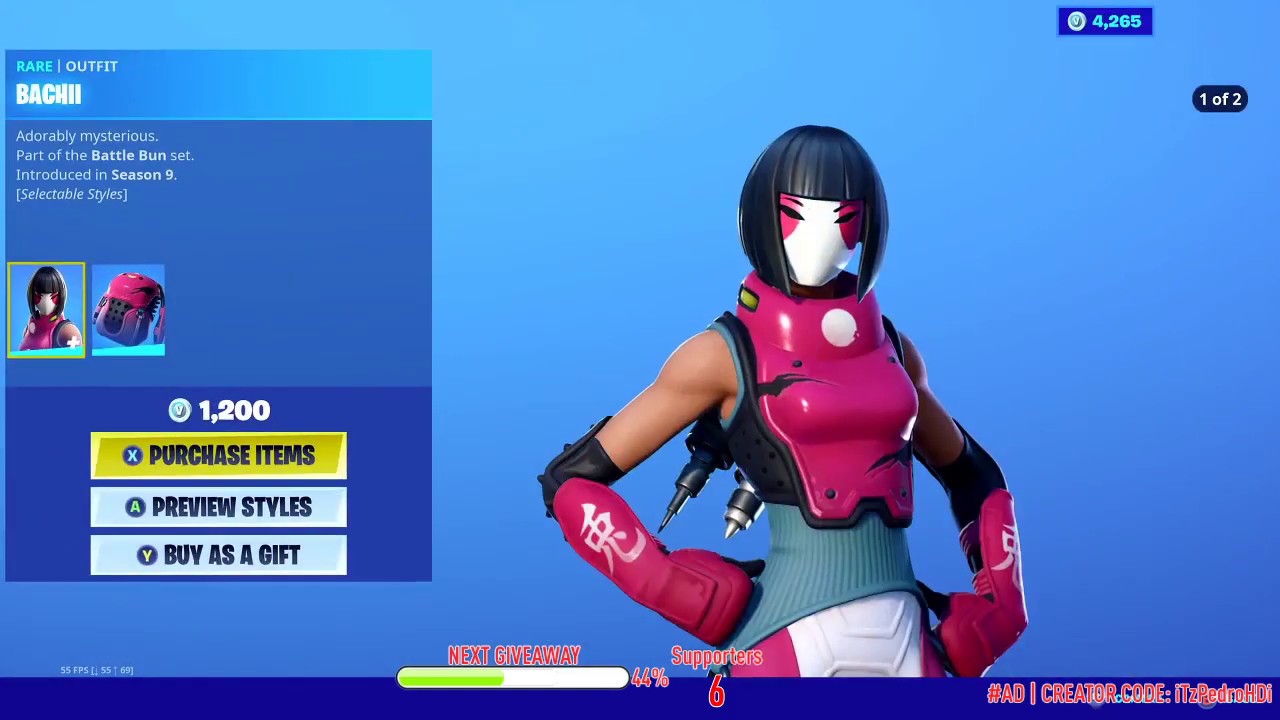 FORTNITE ITEM SHOP BACHII IS BACK WITH NEW EDIT STYLE 6/1