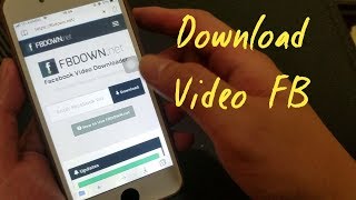 Cara Download Video di Facebook FB dengan Iphone screenshot 5