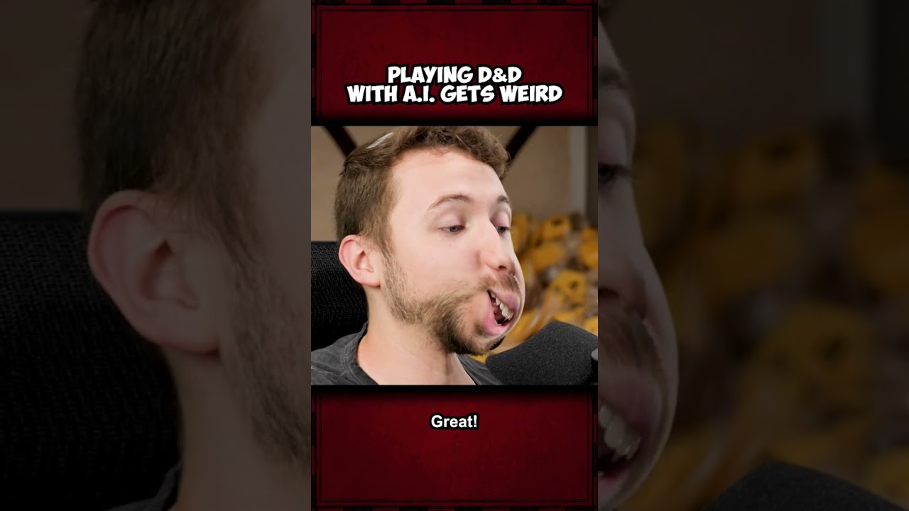 Playing D&D w/ A.I. gets Weird 😳 #shorts