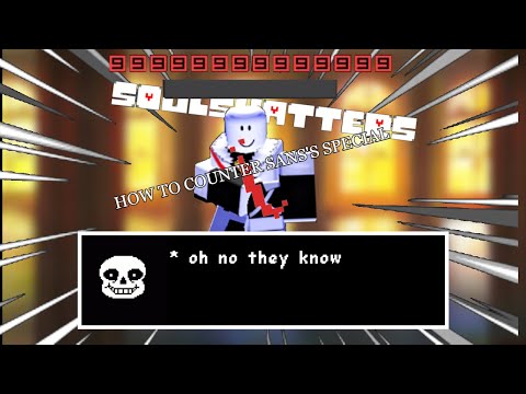 How to counter Sans' Special 1 || SOULSHATTERS || ROBLOX
