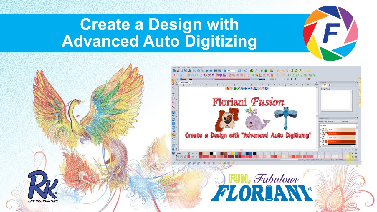 Create a Design with Advanced Auto Digitizing