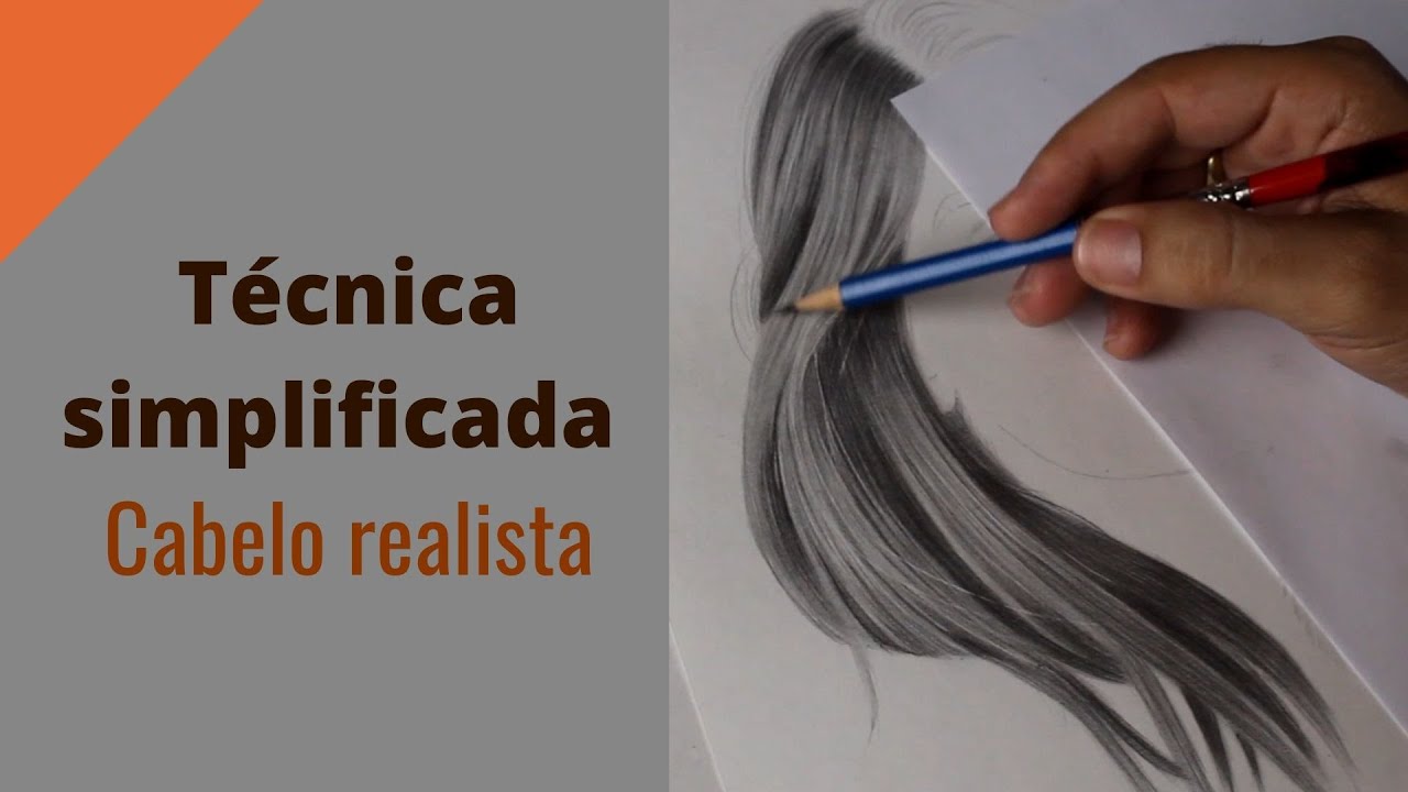 Cabelo desenho  Realistic hair drawing, How to draw hair, Realistic  drawings