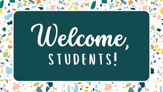 Classroom Welcome Banner Background | With Lofi Guitar Instrumental Music | Right Click to Loop 🔁