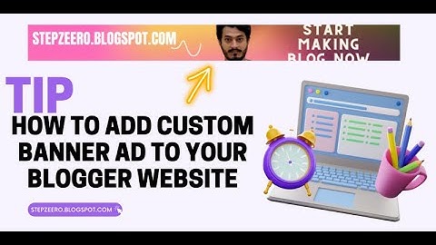 How to Add Manually blogger Header Ad Image