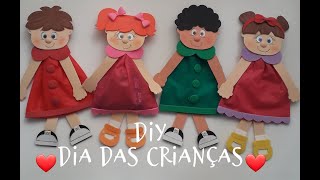 DIY: LEMBRANCINHA DIA DAS CRIANÇAS: SACOLINHA DOCES MENINA E MENINO.