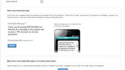 How to use SMS autoresponders (help video by ProTexting)