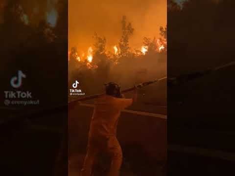 Manavgat ve Marmaris Yangınları Yaşananlar 1.bölüm (Tiktok videoları)