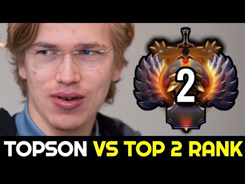 TOPSON Tiny vs TOP 2 Rank — Almost Rampage No Mercy Dota 2