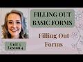 How to Fill Out Forms in English (Step-by-Step Practice) | Unit 3 Lesson 4