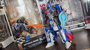 Transformers voyager class The Last Knight Optimus Prime (First review video)