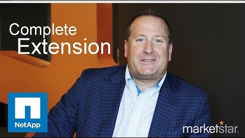 NetApp Complete Extension