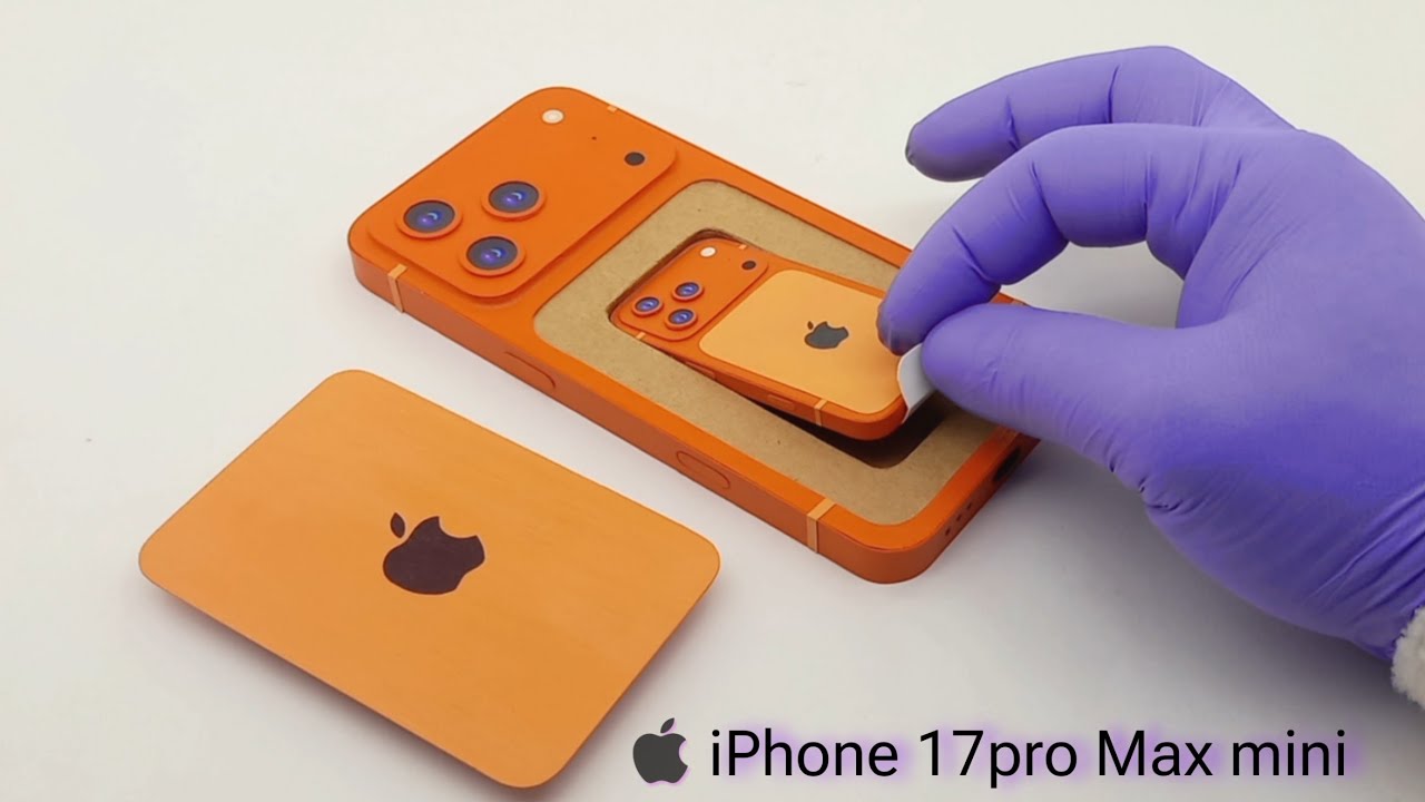 iPhone 17 pro max mini unboxing [ card board ] | Brofone