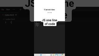 Show Current Time with JavaScript | Real-Time Clock | Code Skillzz