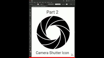 Camera Shutter Icon In Adobe Illustrator 🔥📸😎 #shorts #youtubeshorts #viral #viralshorts