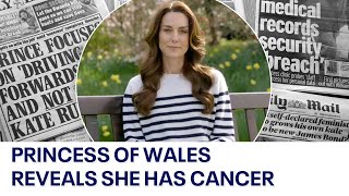 Watch Kate Middleton's heartfelt announcement of cancer diagnosis