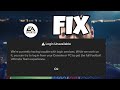 EA Sports FC 25 Web App Login Unavailable Error Fix | FUT Login Issue Solution