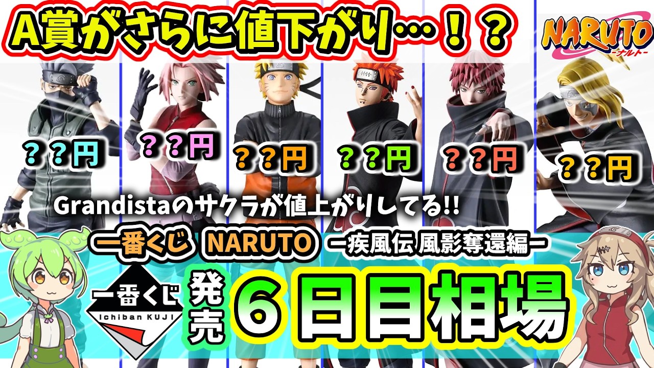 まとめ売り【一番くじ NARUTO】C, E, F（コンプ）賞 Day 6 Market Price] Ichiban Kuji NARUTO Shippuden: Kazekage Rescue
