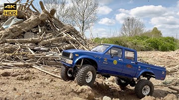 RC4WD TF2 Mojave 4 door LWB - canal bio waste trail