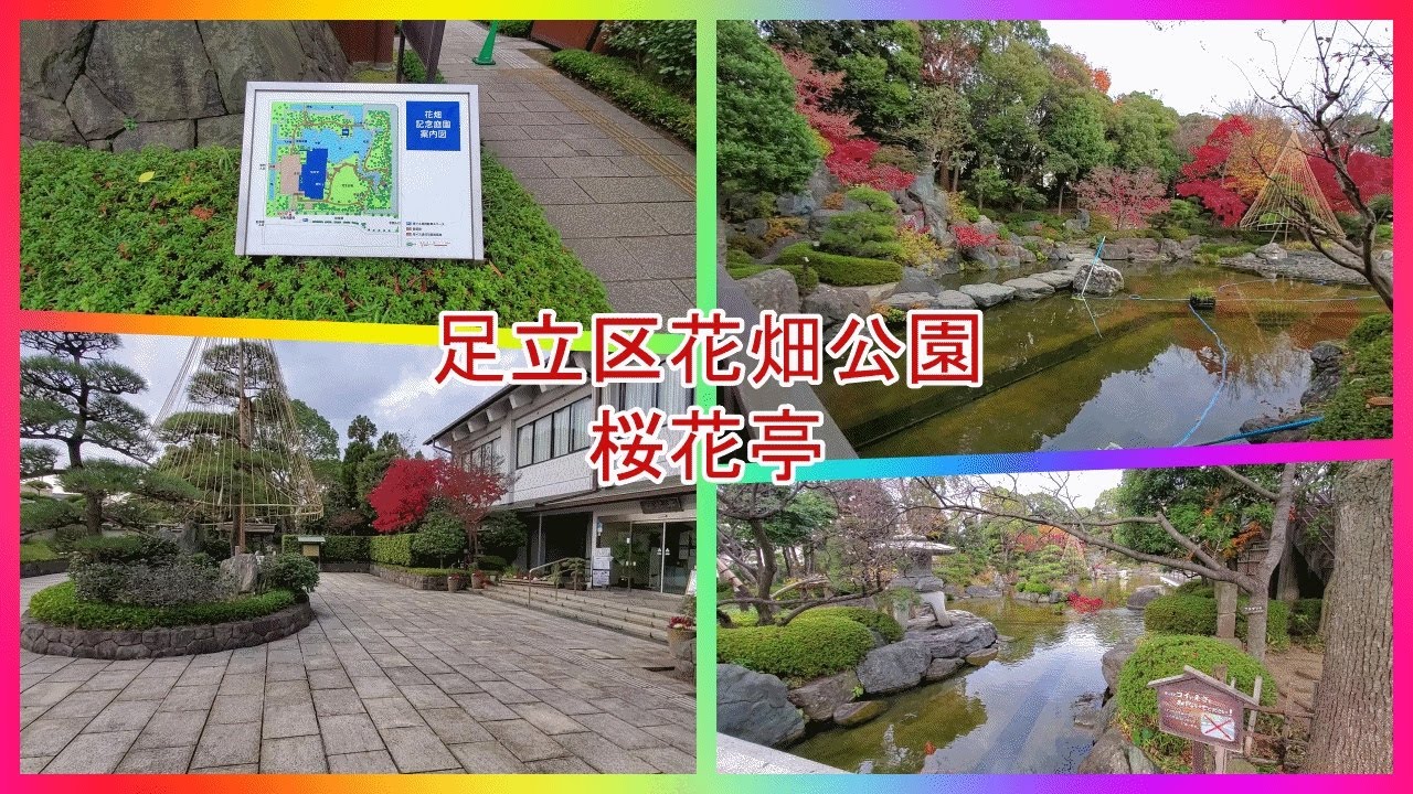 足立区花畑公園花畑記念庭園 足立区もいい場所あります 散歩に最適 Youtube