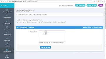Add Google Analytics Tracking Code