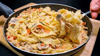 This recipe will drive you crazy! I have never eaten such delicious pasta! I always cook