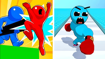 Push Em All Vs Level Up Runner Max Levels Walkthrough Android iOS Gameplay