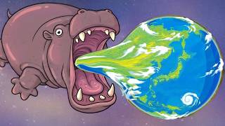 カバを地球のあらゆるモノを食べ尽くす怪物に育てた