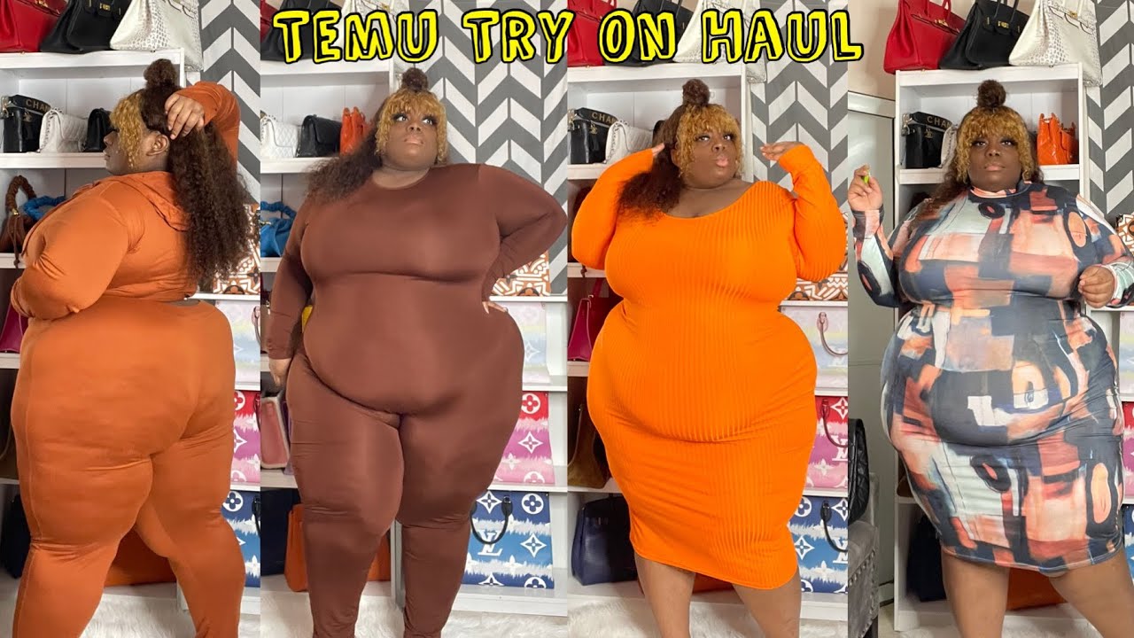 Plus Size Temu try on Haul YouTube
