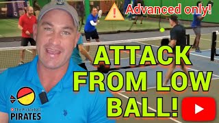7 Rules to Successfully Attack from Below the Net in Pickleball