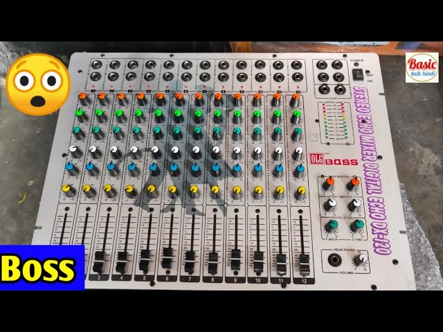 Boss MX-12 DJミキサー 12チャンネル Amazon.com: Depusheng MX12 12 Channel Sound Mixer Audio