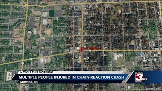 Four-Vehicle Crash in Sends Multiple People to Hospital
