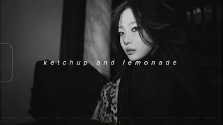 ningning - ketchup and lemonade (slowed + reverb)