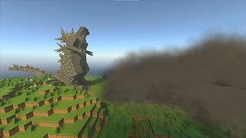 Godzilla minus one vs Earthreavers Addon MCPE in Minecraft Bedrock