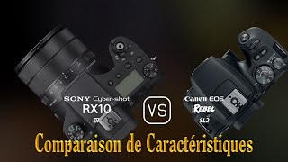 Sony Cyber-shot RX10 IV vs. Canon EOS Rebel SL2: Une Comparaison de Caractéristiques