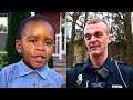 Age 9 boy opens door to cop – Starts crying when he says why he's there...