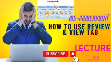 How to use Review & View in PowerPoint Pashto /DIT COURSE IN PASHTO