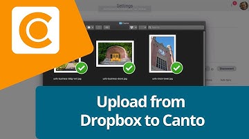 How to upload from Dropbox to Canto