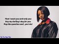 Gyakie - Forever (Lyrics)