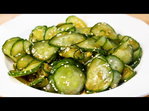 Its so simple and delicious that I make it 3 times a week! A simple cucumber recipe