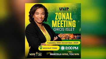 UWP Zonal Meeting - Gors Islet - November 25, 2025 - 8:00 p.m.