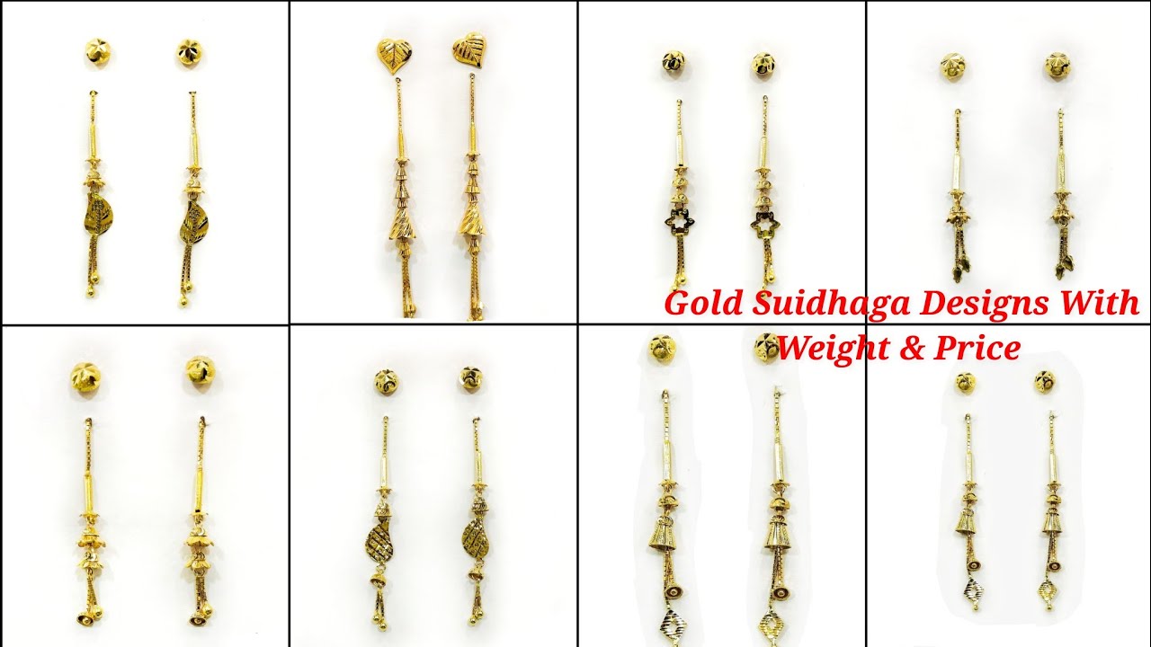 Gold Plated long chain Earrings sui dhaga – Karizma Jewels