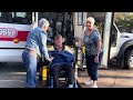 Bata Bus driver Debbie picking Sam up &amp; dropping him off at IFS 10.14.25 @onthatnote 