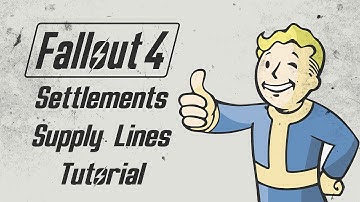 FALLOUT 4 - Settlements Supply Lines Tutorial
