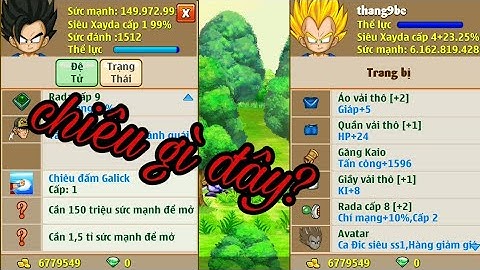 Ngọc rồng online - Mở skill 2 đệ tử và cái KẾT...