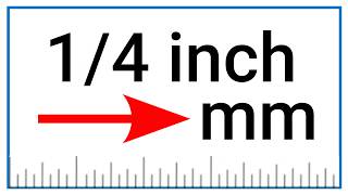 Convert 1/4 of an Inch to Millimeters Net Worth