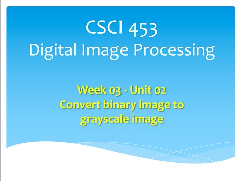 CSCI453&553 Convert Binary