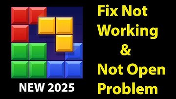 How To Fix Block Blast App Not Working |Block Blast Not Open Problem | PSA 24