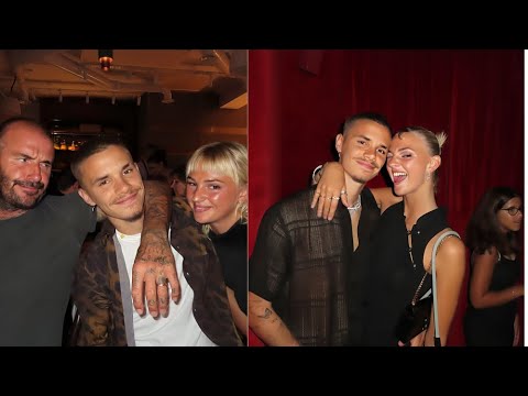 Romeo Beckham gives