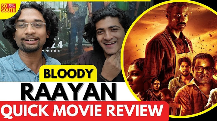 Raayan Movie Quick Review | English | FDFS | Dhanush | SJ Surya | Sun Picture | SoSouth