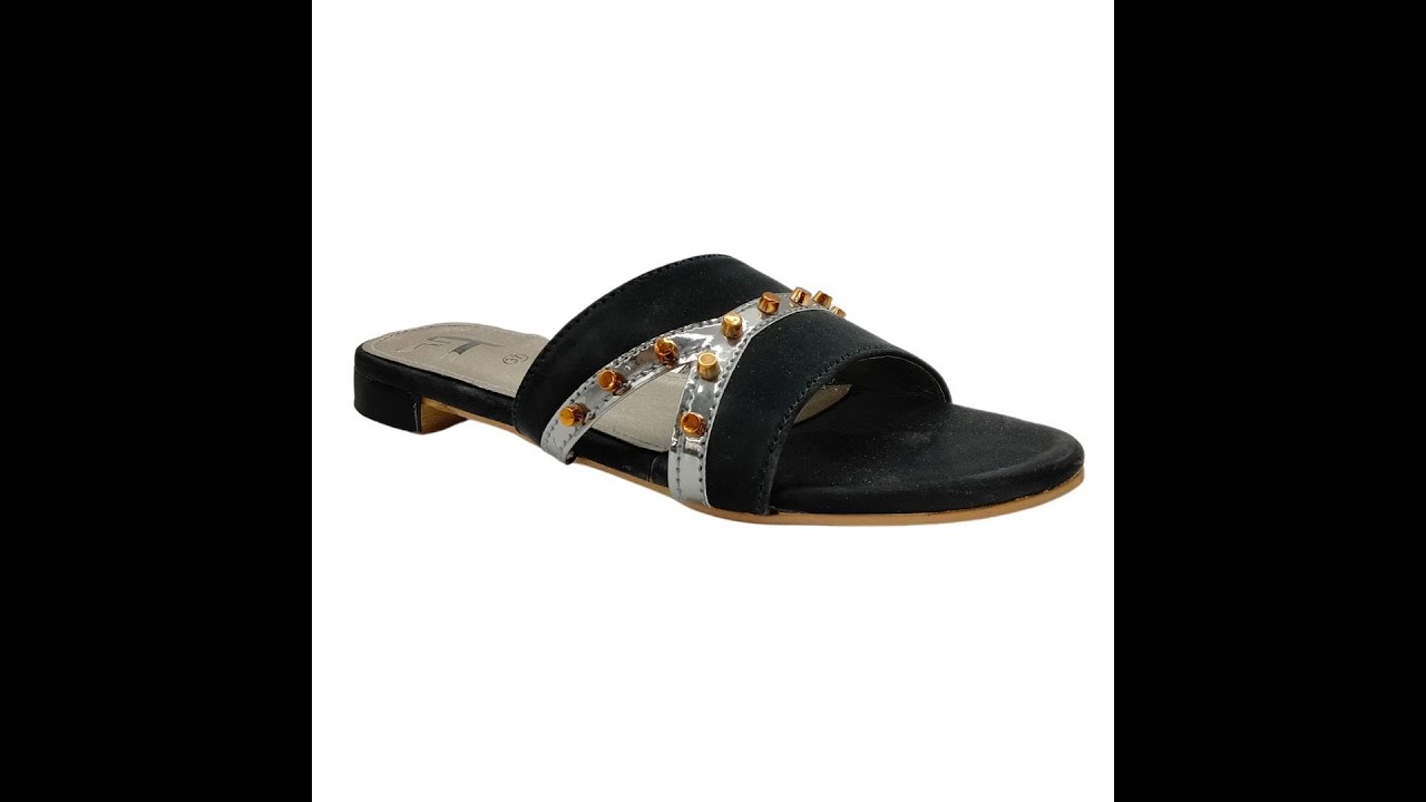 Women Black Flat Shoes SH0209 YouTube Women Black Flat Shoes SH0209 YouTube